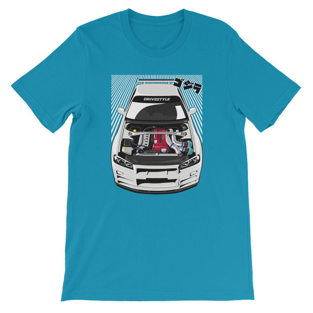 R34 GT-R & RB26 Rush Unisex T-Shirt – DRIVESTYLE